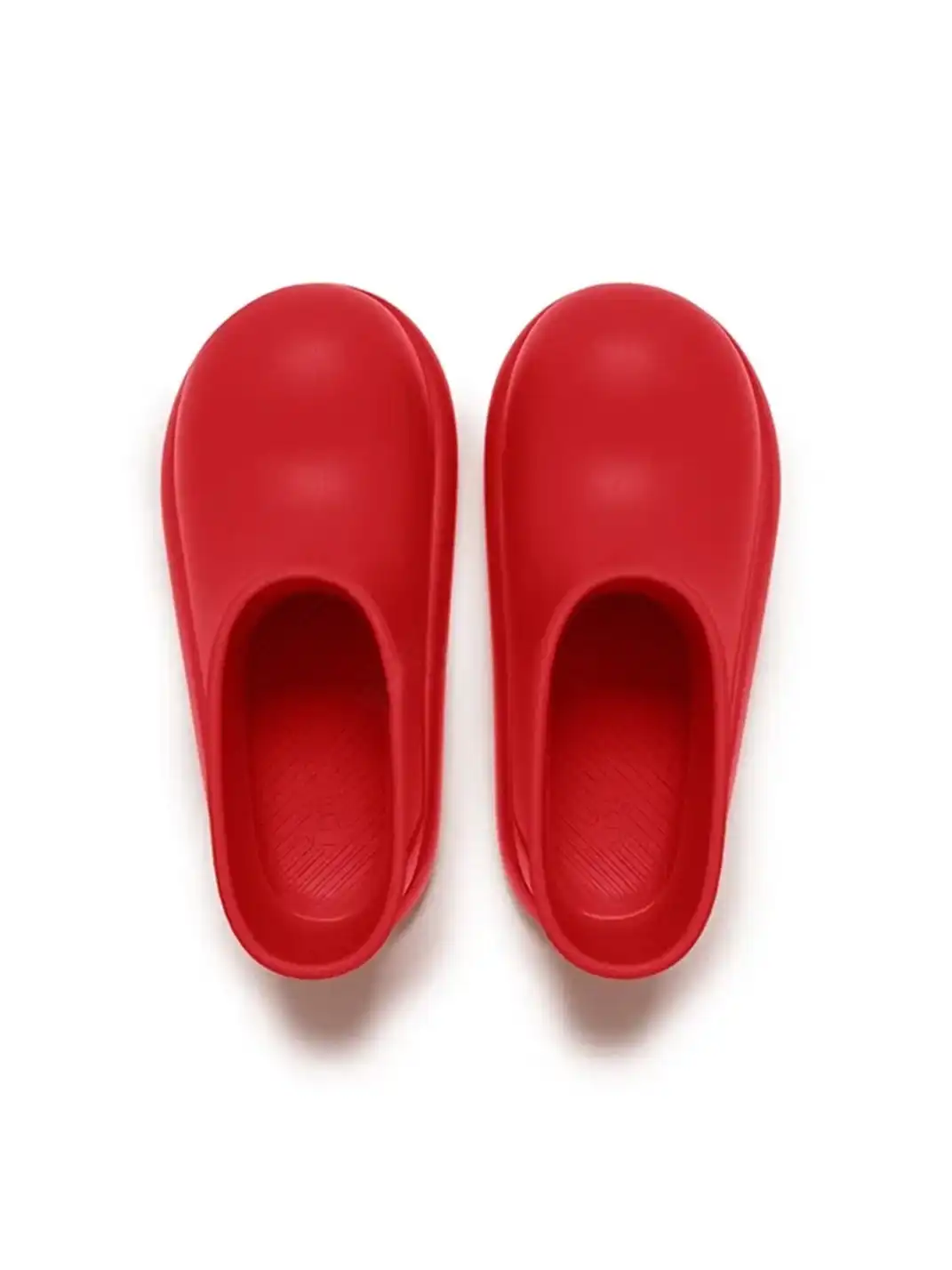 BEYS | Short Clown Boots - Chunky Rain Boots-Red