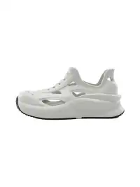 BEYS | Perforated Slip-On Sandals - Breathable-White