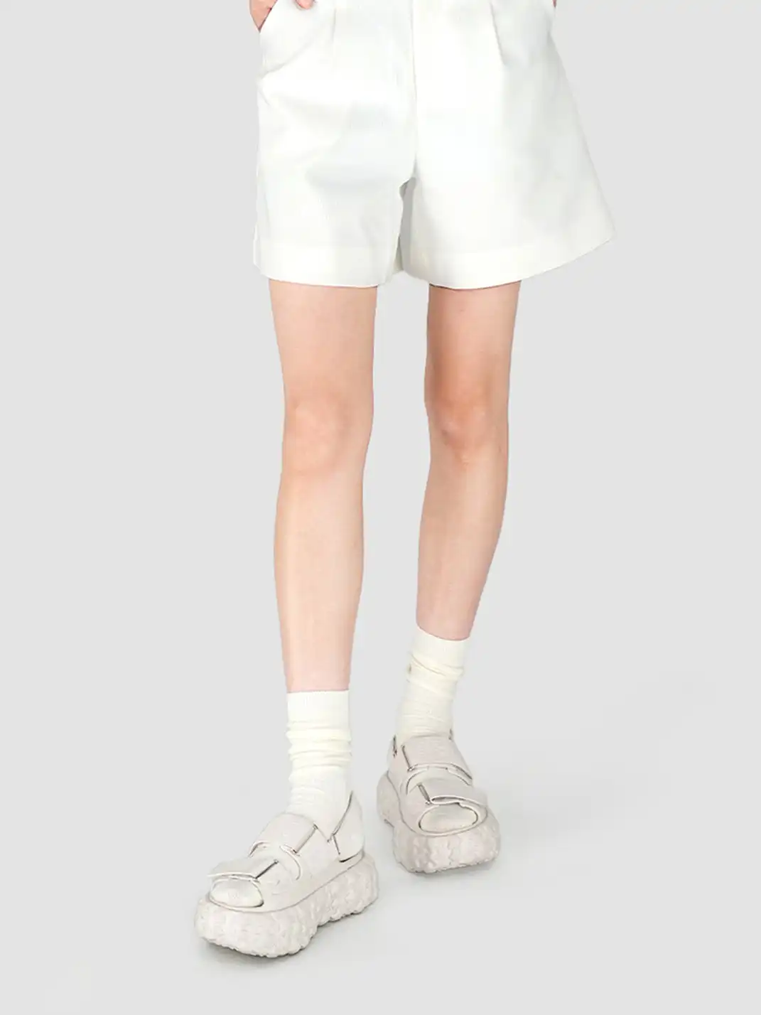 BEYS | Chunky Star Sandals Women Fashion Shoes-White