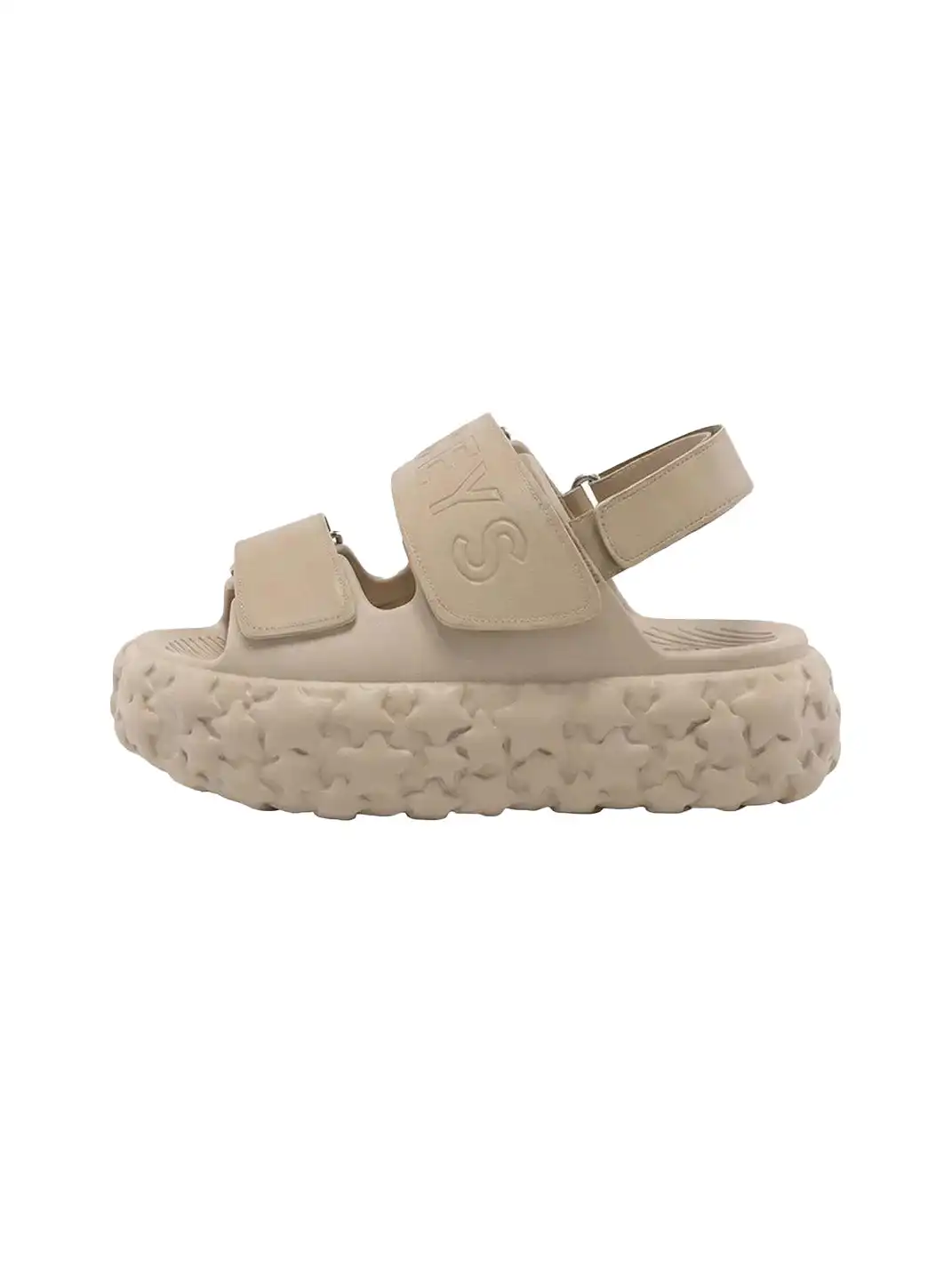 BEYS | Chunky Star Sandals Women Fashion Shoes-Khaki