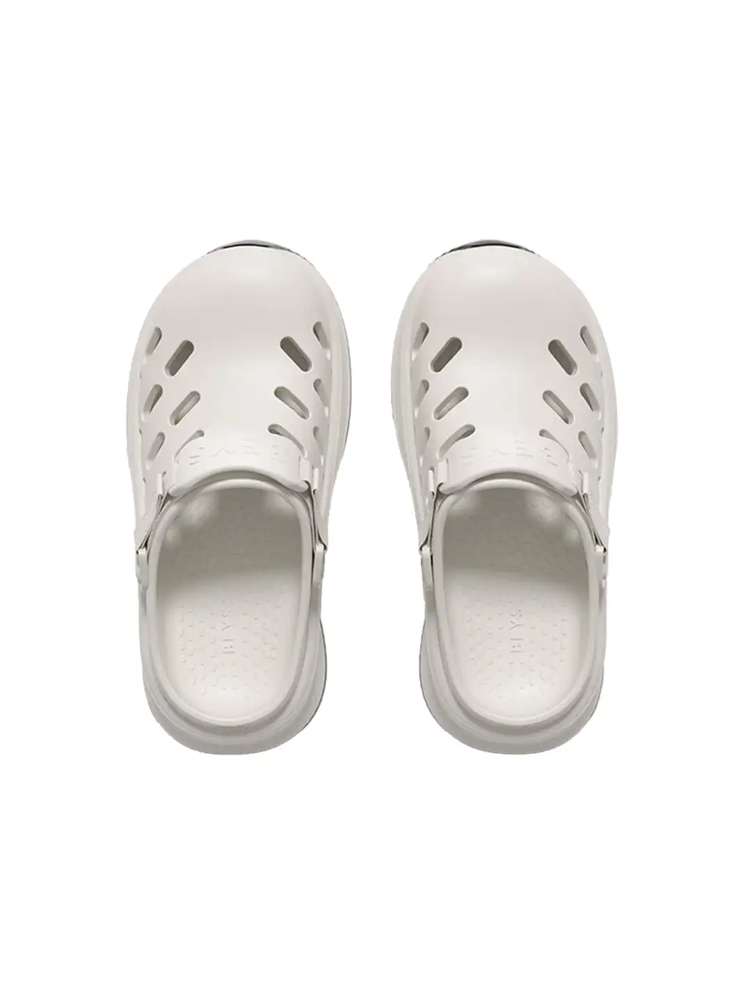 BEYS | Capsule Clog Mules Thick Sole Shoes-White
