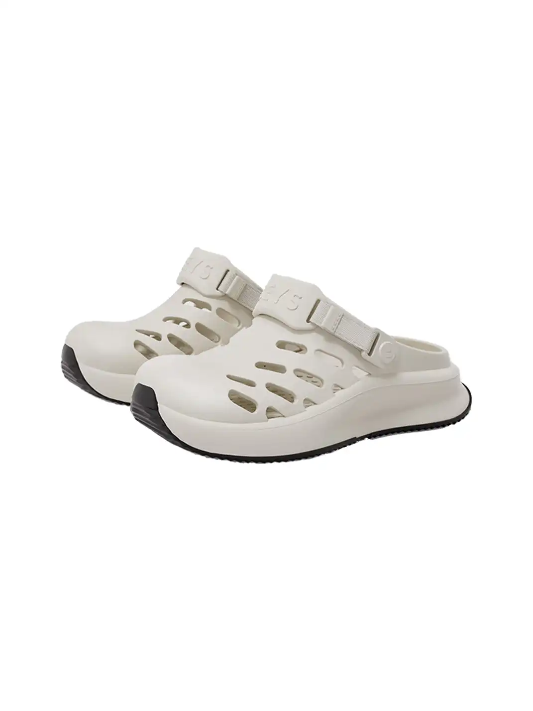 BEYS | Capsule Clog Mules Thick Sole Shoes-White