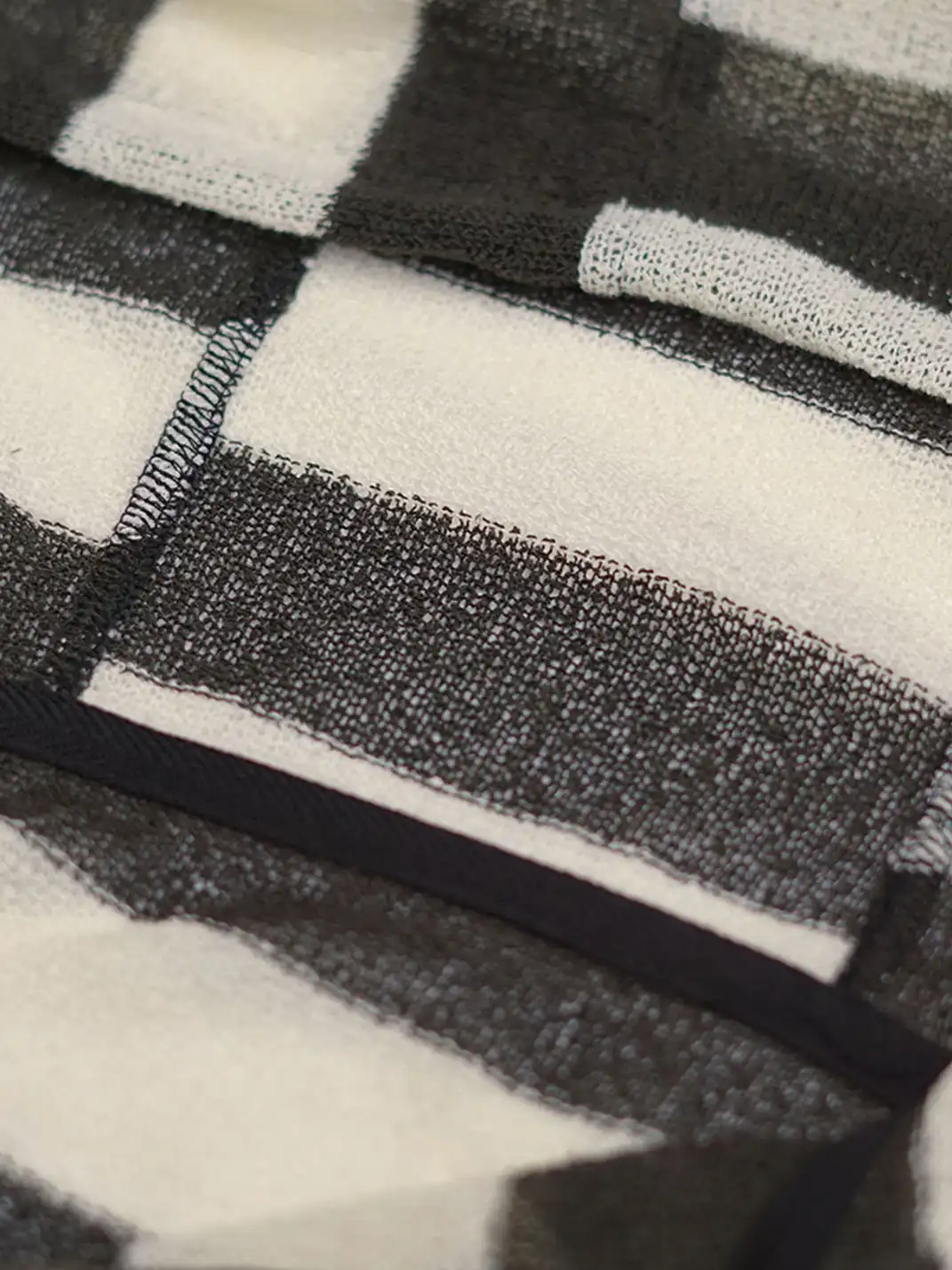 CestNous|Striped Knit Mesh Hoodie