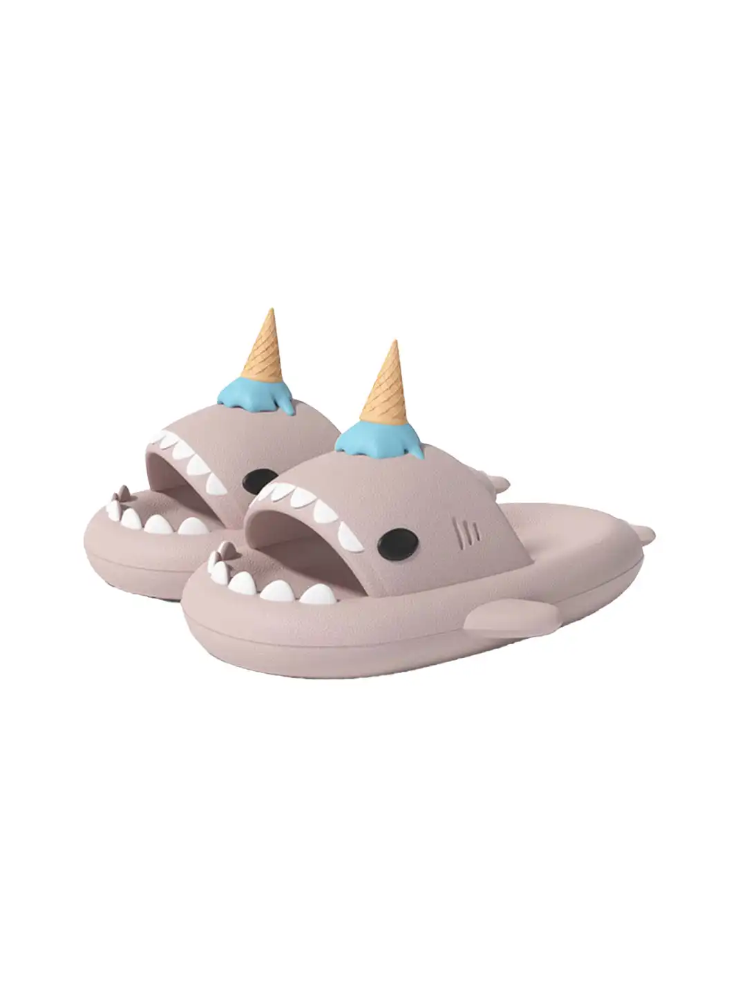 Chikoku | Ice Cream Shark Platform Comfortable Slippers