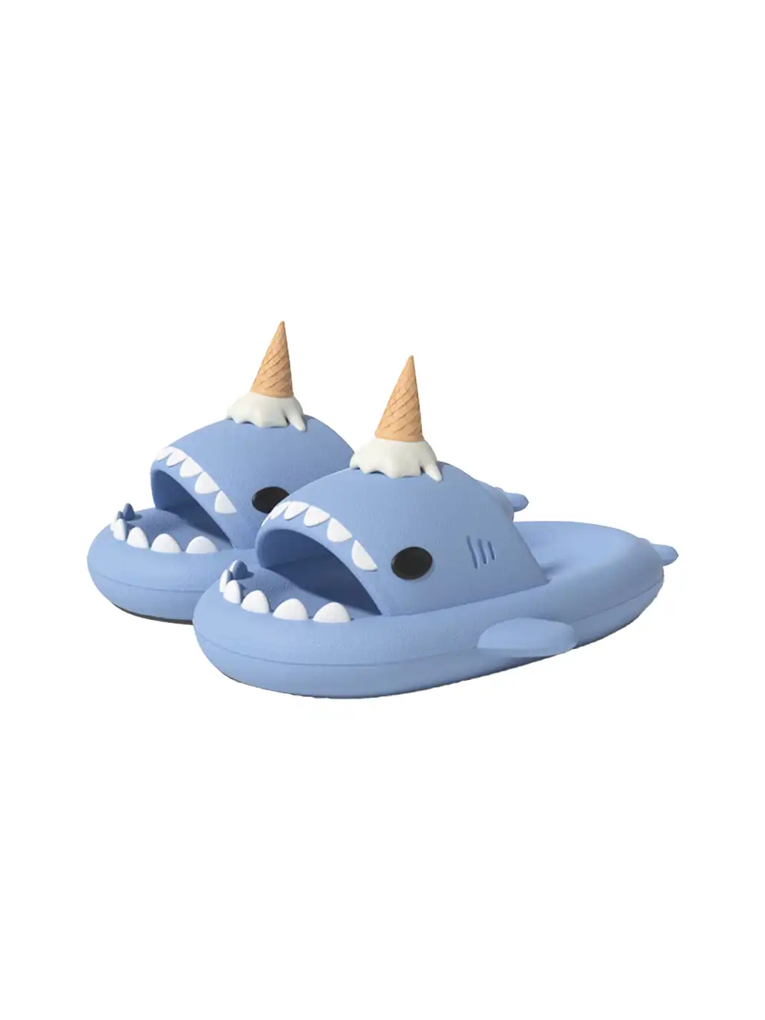 Chikoku | Ice Cream Shark Platform Comfortable Slippers