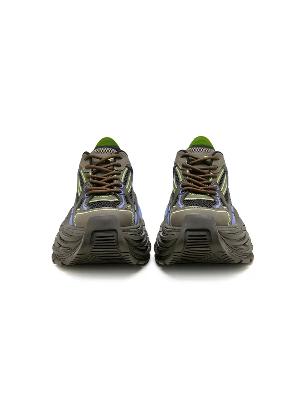M88M丨Distressed Dad Sneakers Couple Retro Shoes-Olive Green