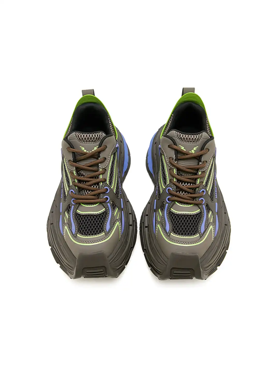 M88M丨Distressed Dad Sneakers Couple Retro Shoes-Olive Green