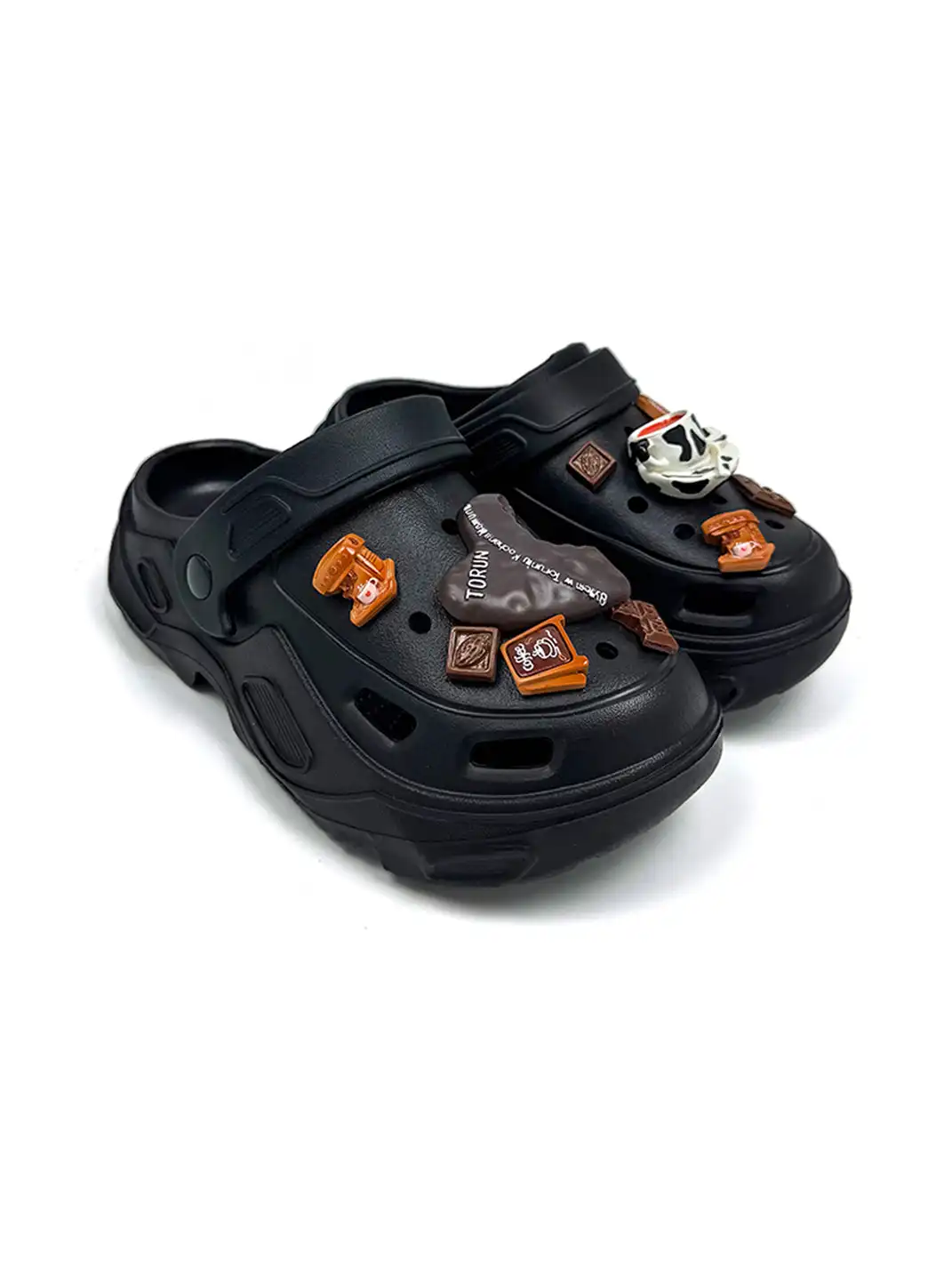 UNFAIR | Chocolate EVA Clogs Thick Sole Sandals