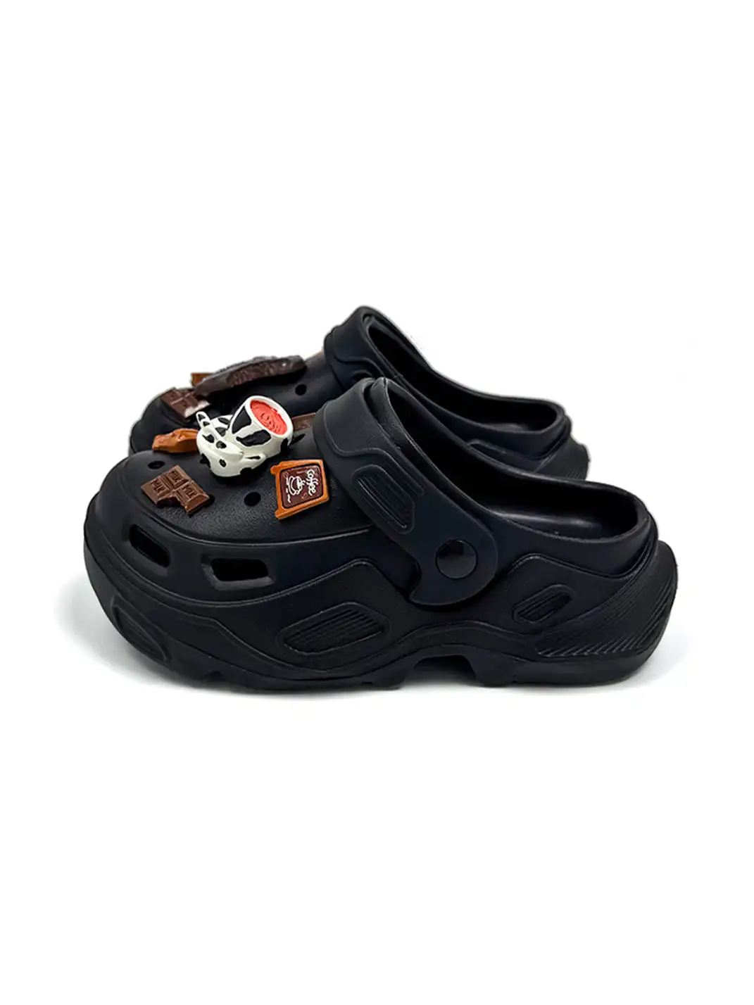 UNFAIR | Chocolate EVA Clogs Thick Sole Sandals