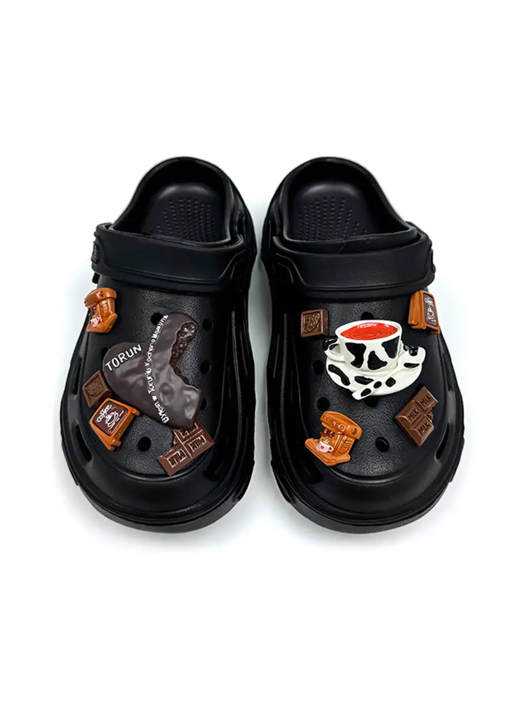 UNFAIR | Chocolate EVA Clogs Thick Sole Sandals