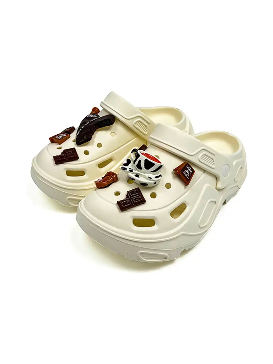 UNFAIR | Chocolate EVA Clogs Thick Sole Sandals