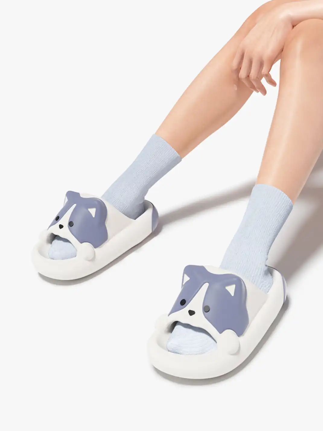 Chedoir | Corgi EVA Anti-Slip Couple Slide Slippers