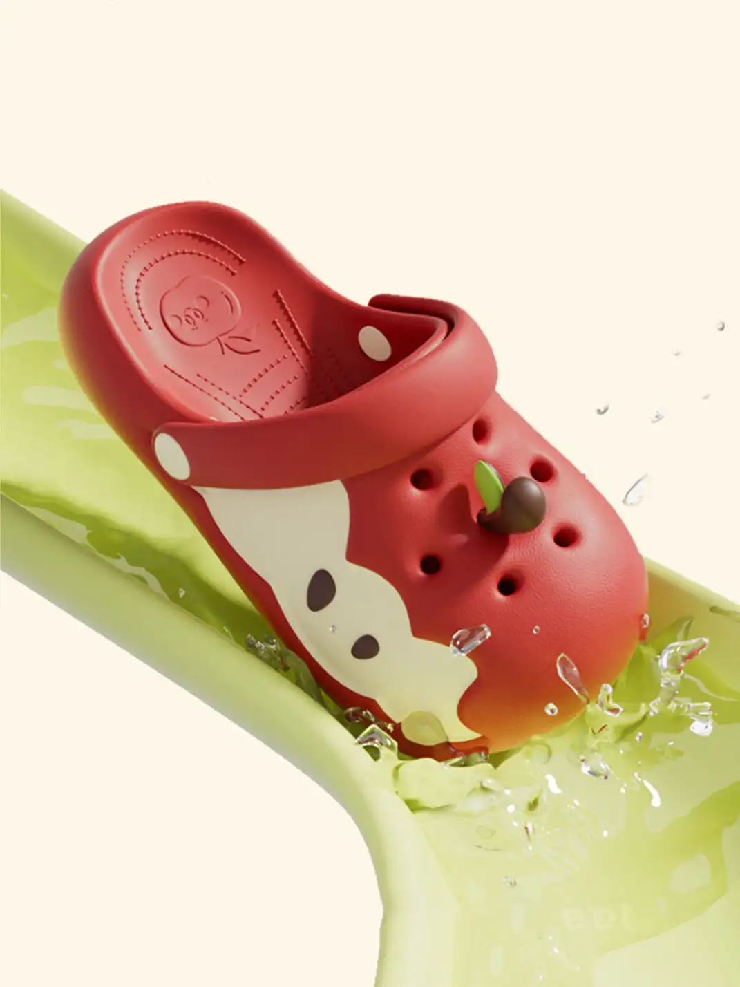 Chedoir | Apple EVA Closed Toe Beach Slippers
