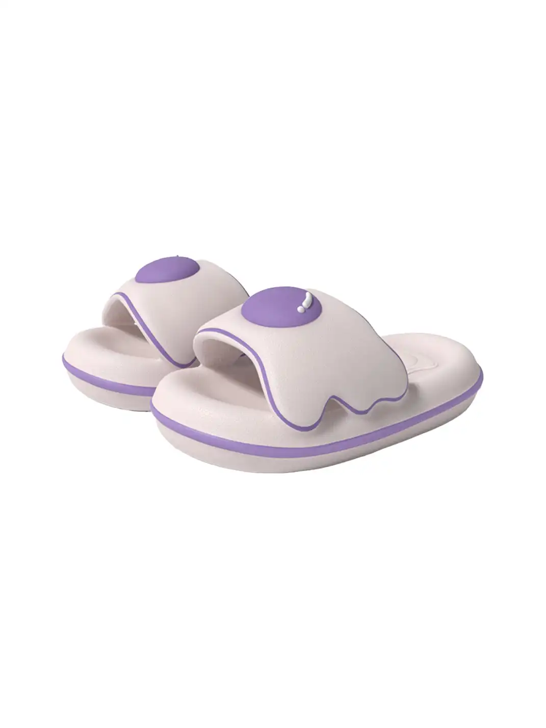 Chedoir | Thick Sole Egg Yolk Casual Slide Slippers