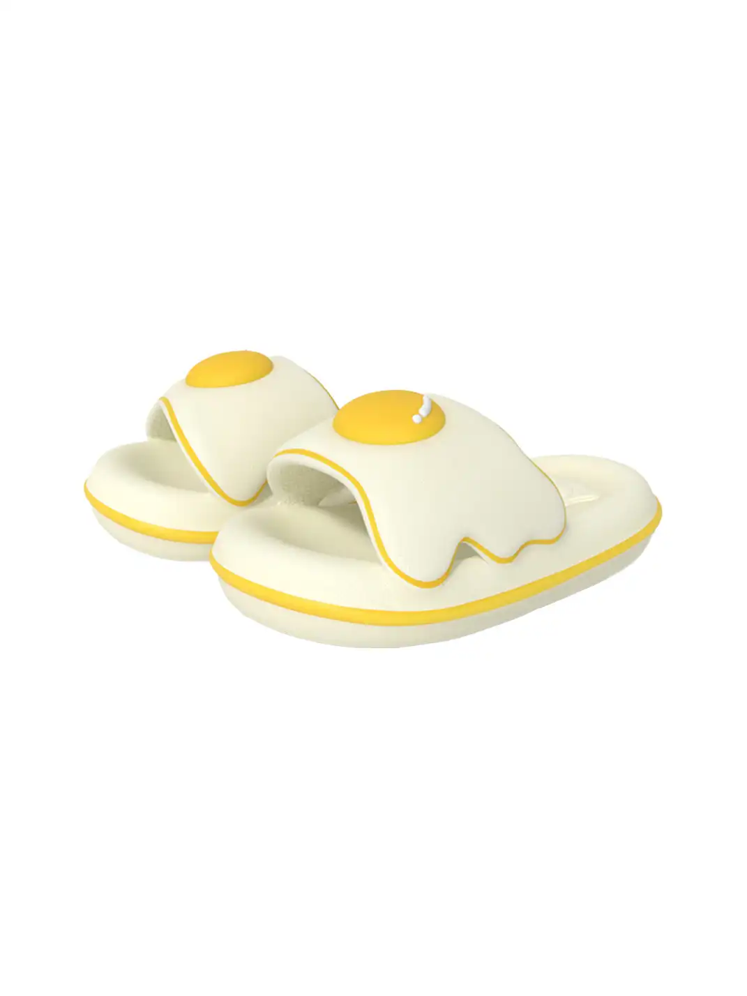 Chedoir | Thick Sole Egg Yolk Casual Slide Slippers