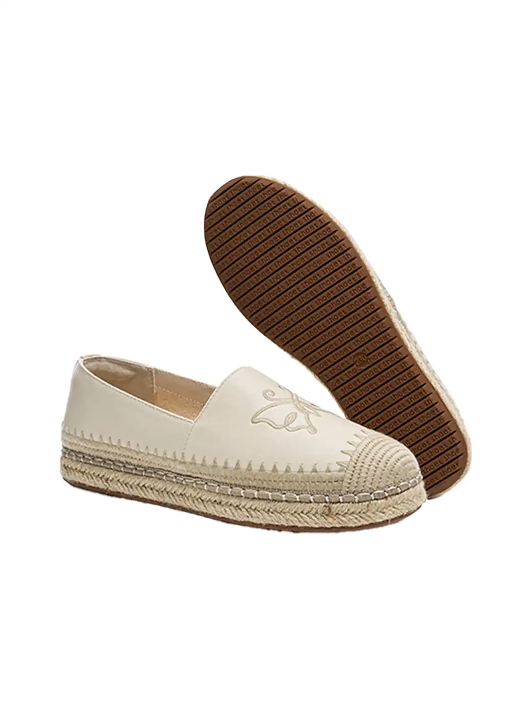 EBLAN | Flat Slip-On Tweed Fisherman Loafers