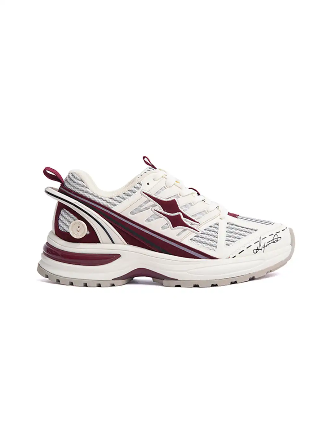 KILLWINNER丨Retro Lightweight Chunky Running Shoes-Red&White