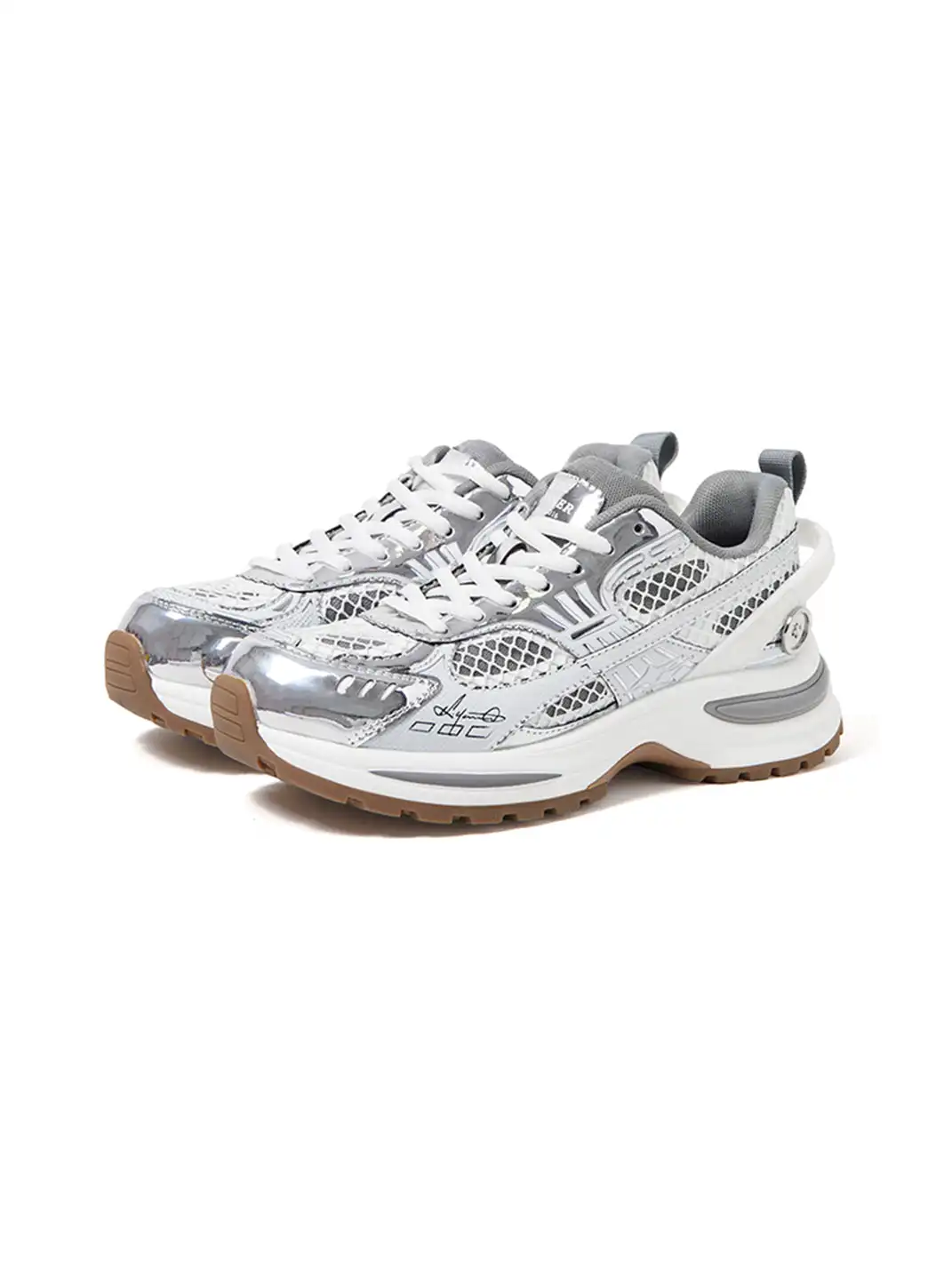 KILLWINNER丨 Lightweight Chunky Running Shoes-Silver