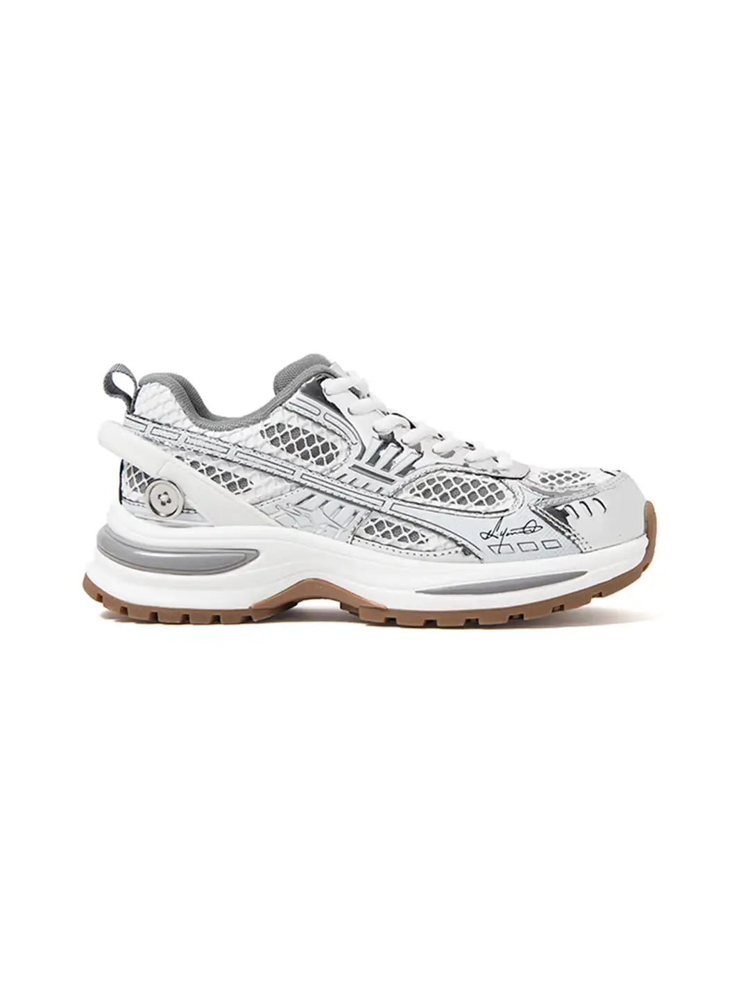 KILLWINNER丨 Lightweight Chunky Running Shoes-Silver