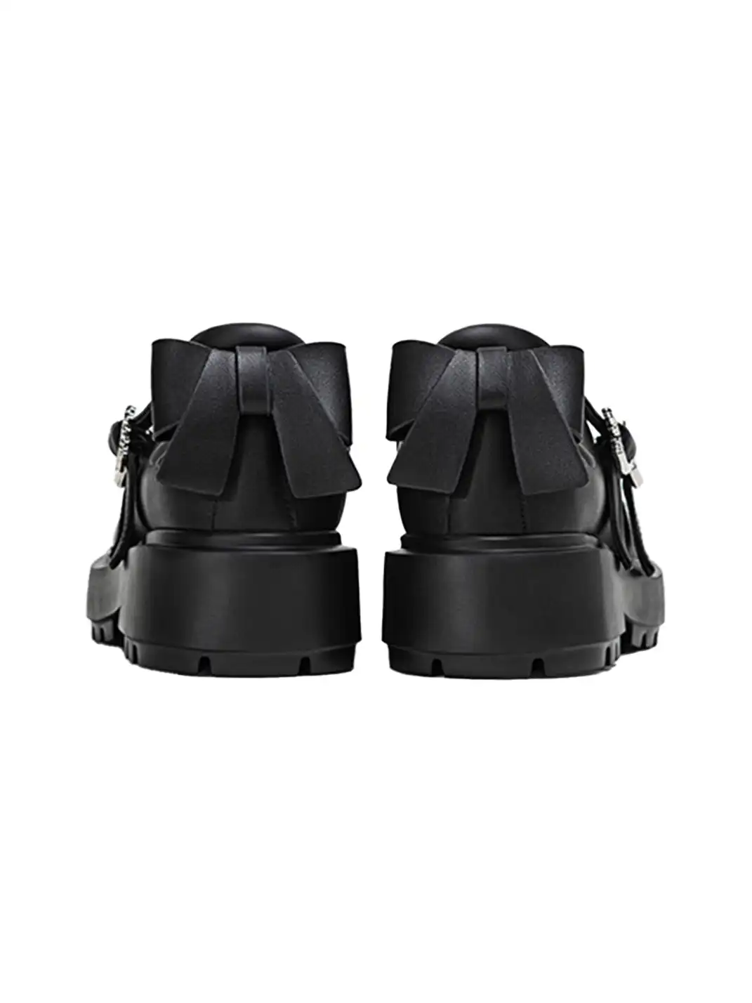 FYSPR丨Platform Mary Jane Shoes with Bow-Black