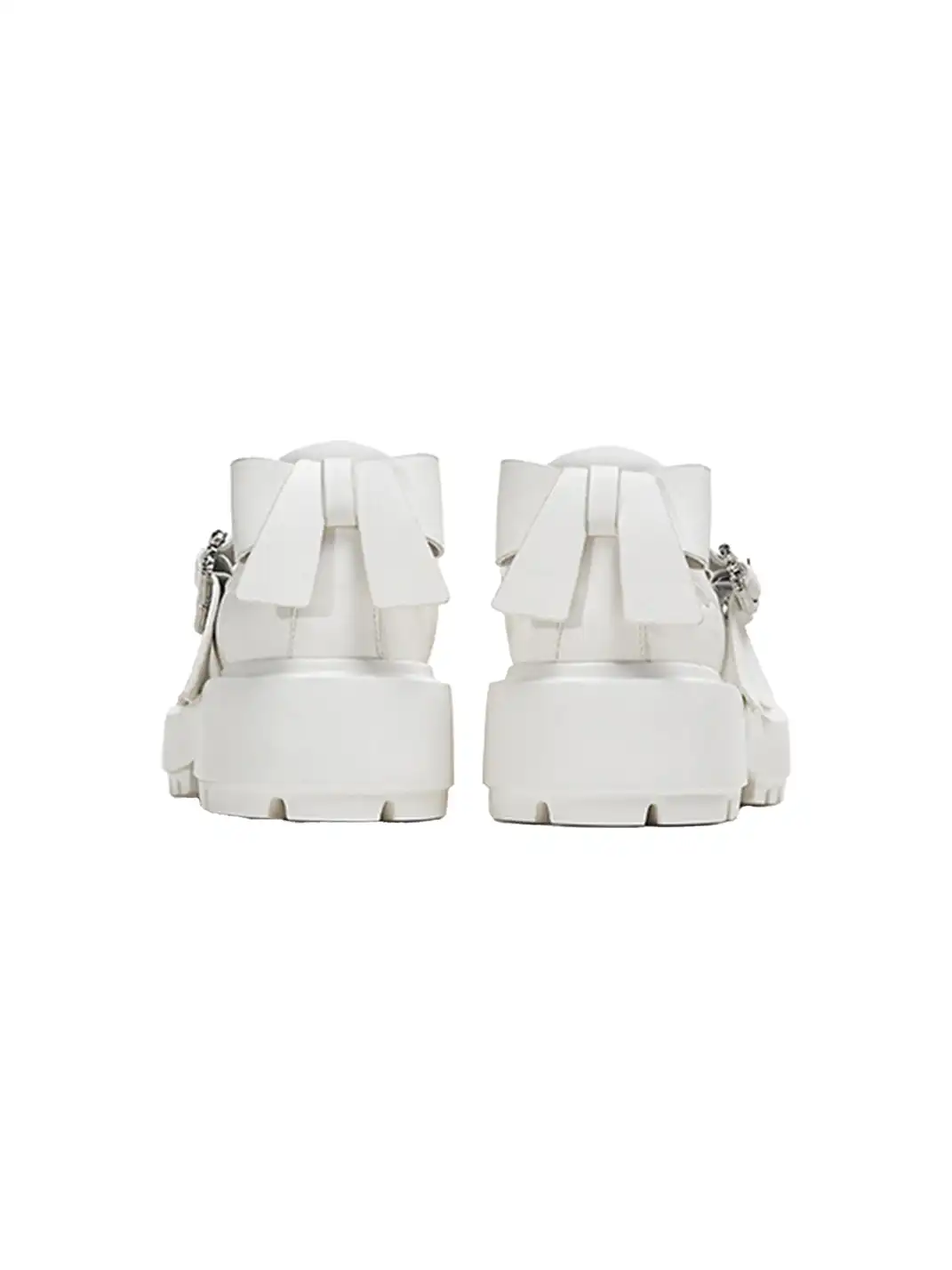 FYSPR丨Platform Mary Jane Shoes with Bow-White
