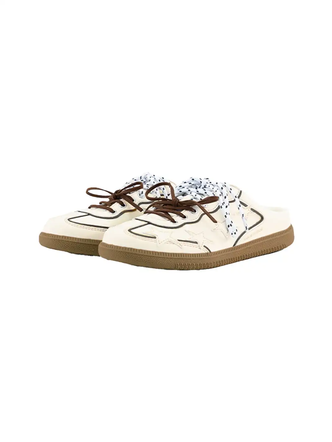 KAALIXTO | Star Design German Style Mules-White