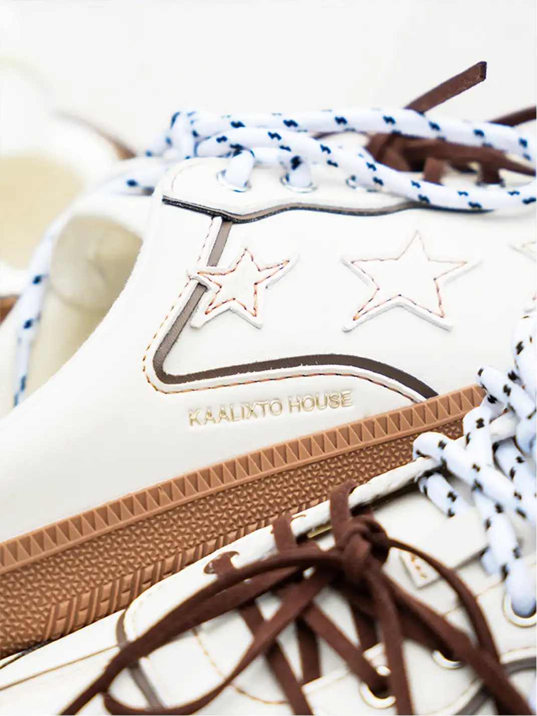 KAALIXTO | Star Design German Style Mules-White