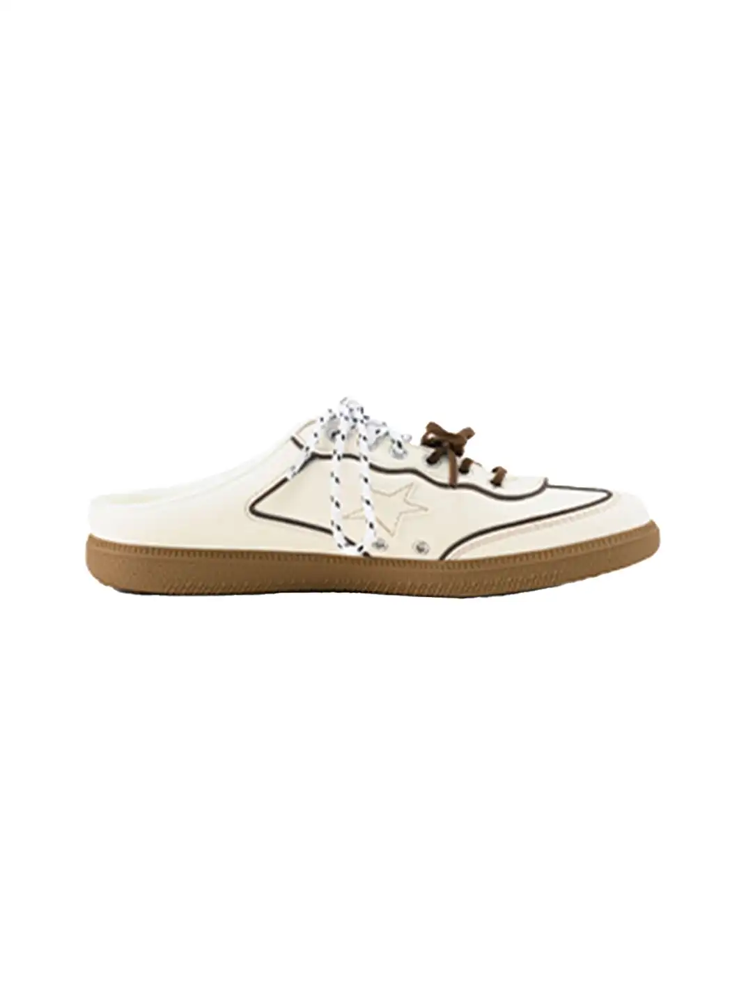 KAALIXTO | Star Design German Style Mules-White