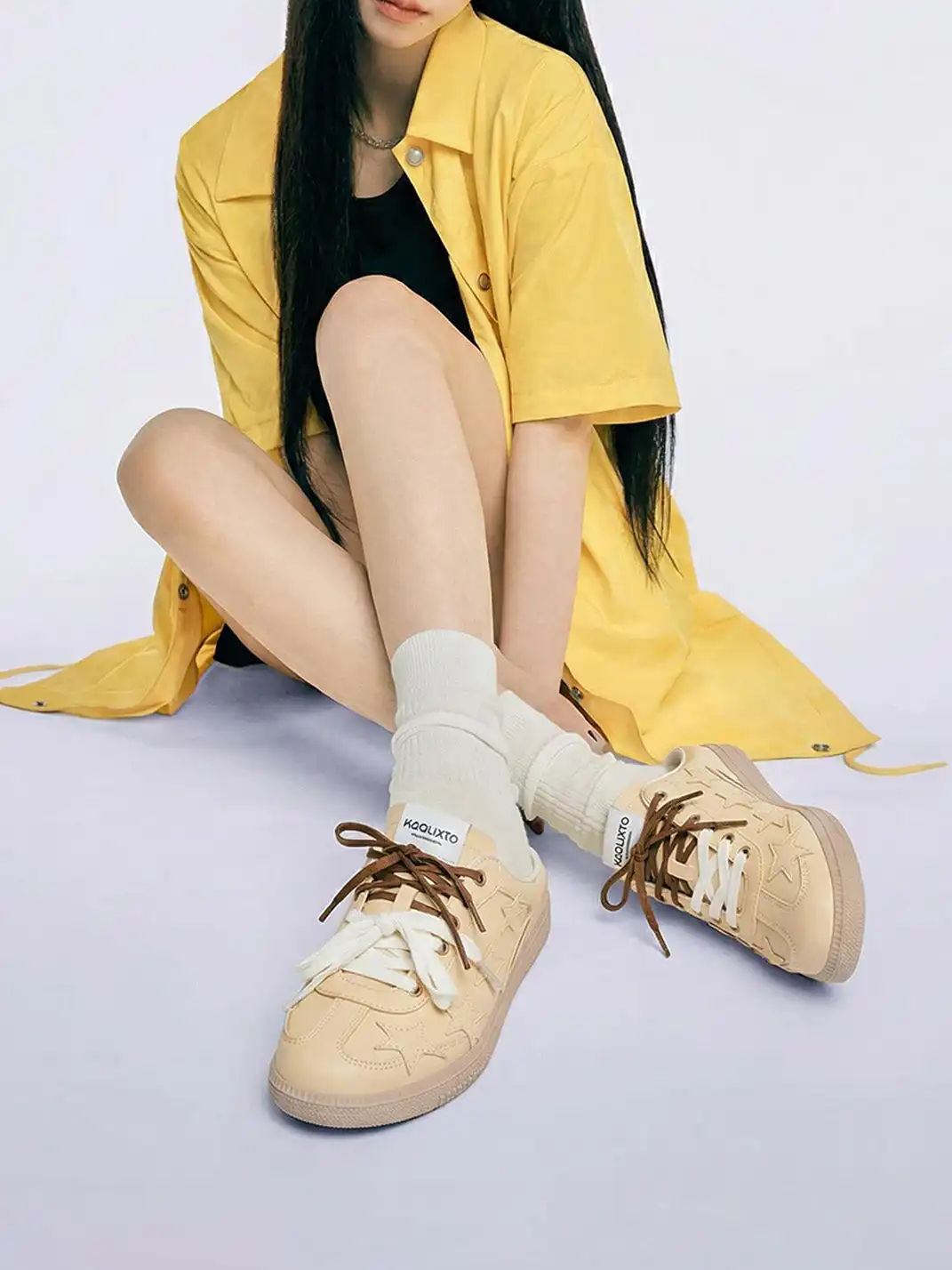 KAALIXTO | Star Design German Style Mules-Yellow