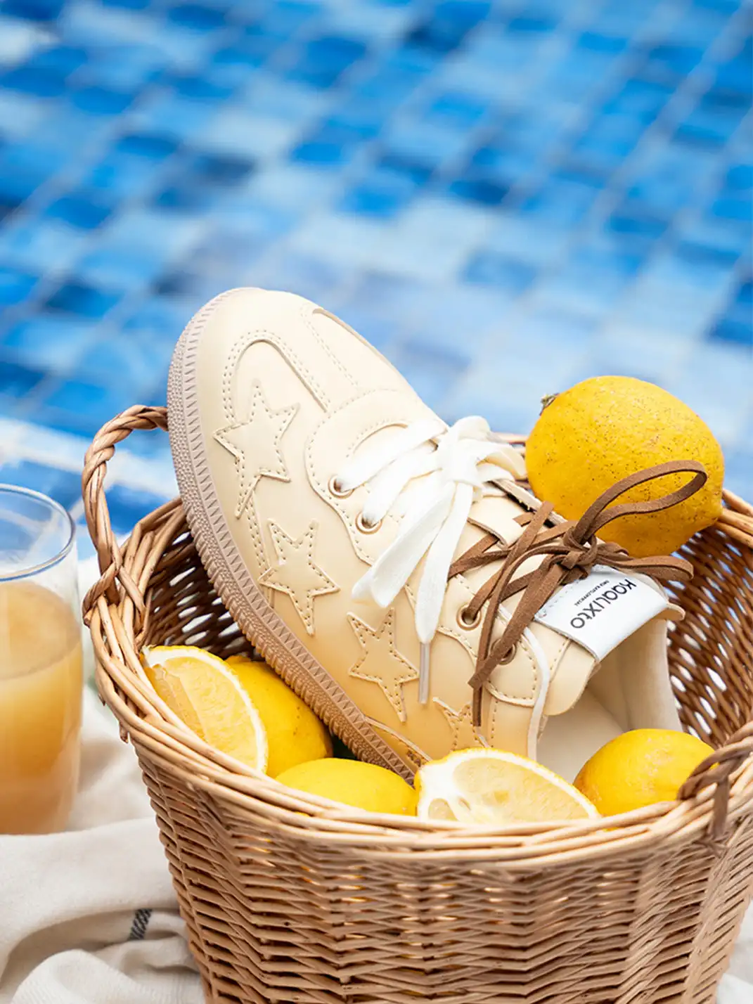 KAALIXTO | Star Design German Style Mules-Yellow