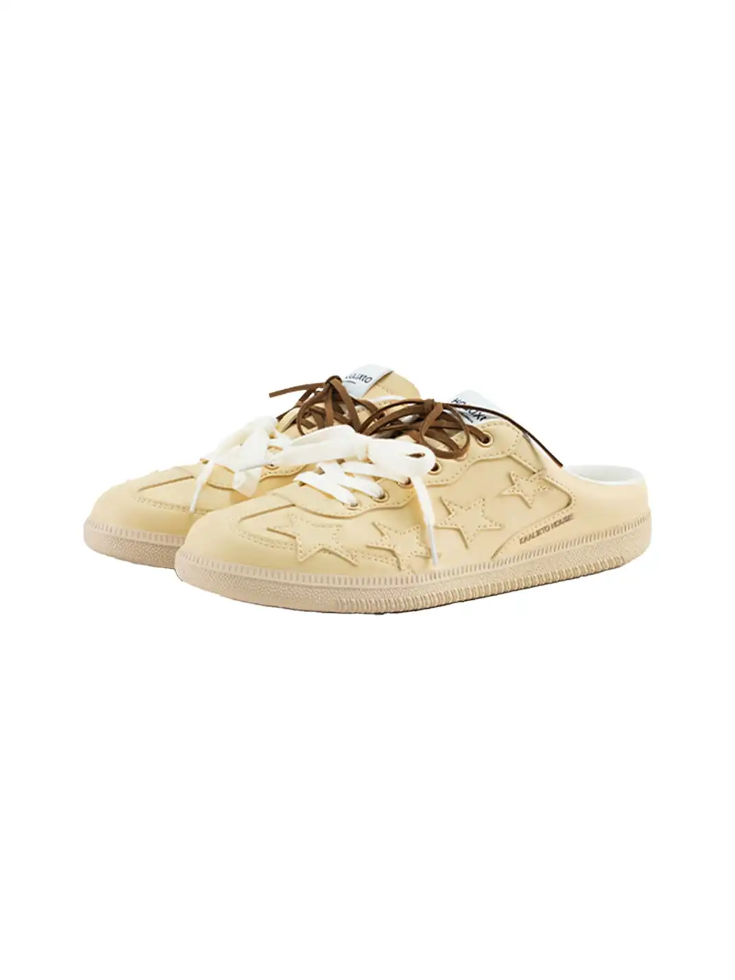 KAALIXTO | Star Design German Style Mules-Yellow