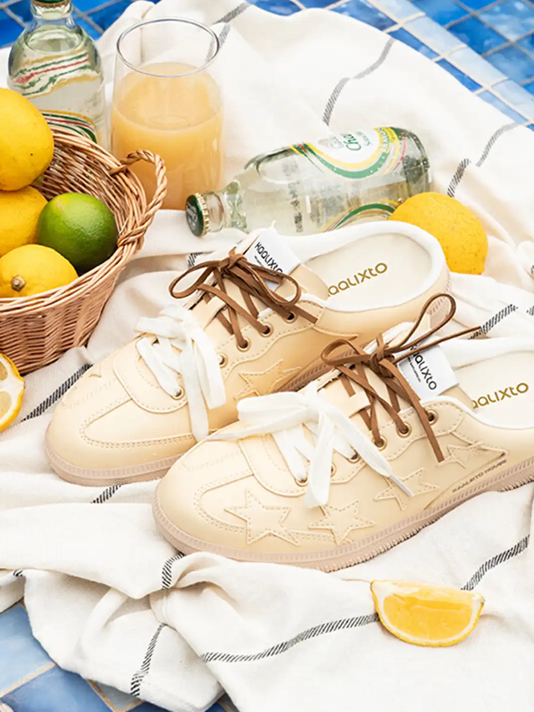 KAALIXTO | Star Design German Style Mules-Yellow