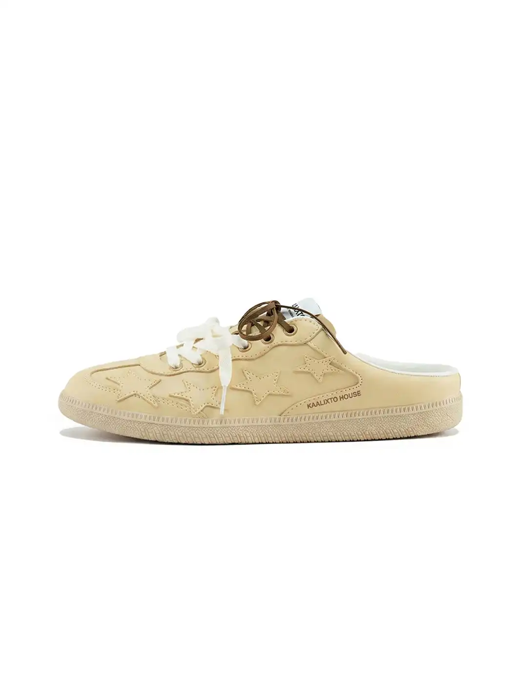 KAALIXTO | Star Design German Style Mules-Yellow