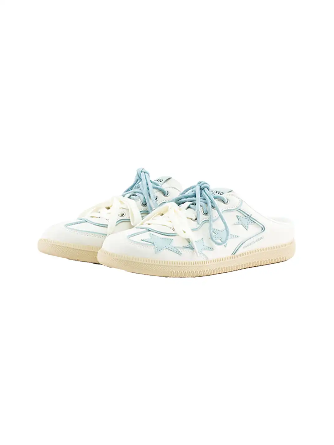 KAALIXTO | Star Design German Style Mules-Blue