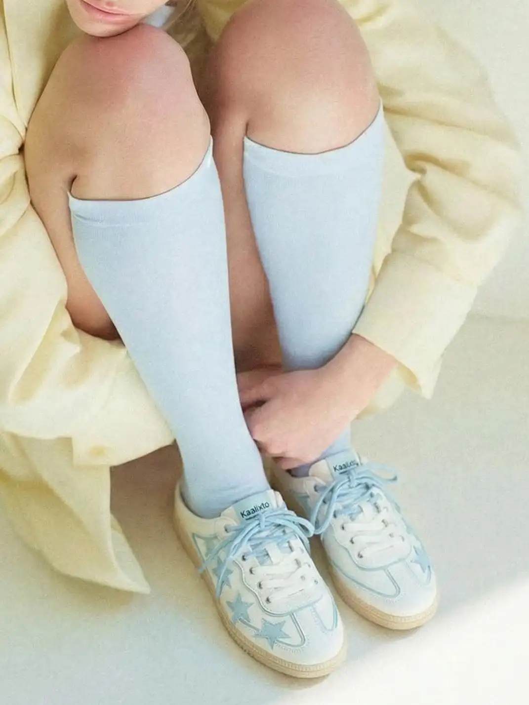 KAALIXTO | Star Design German Style Mules-Blue