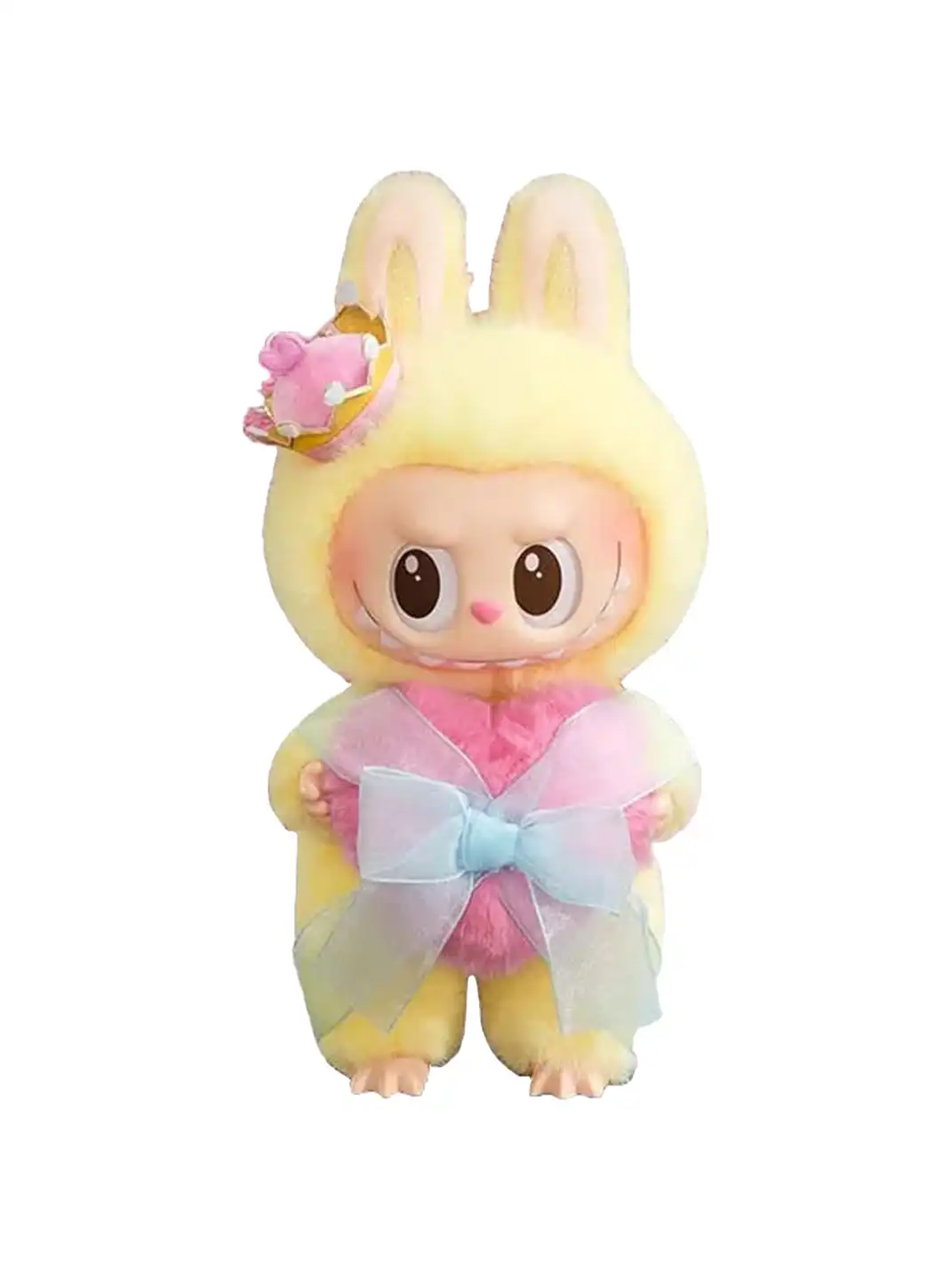 POP MART丨LABUBU Macaron Rubber Face Keychain Figure Blind Box - Queen Pendant
