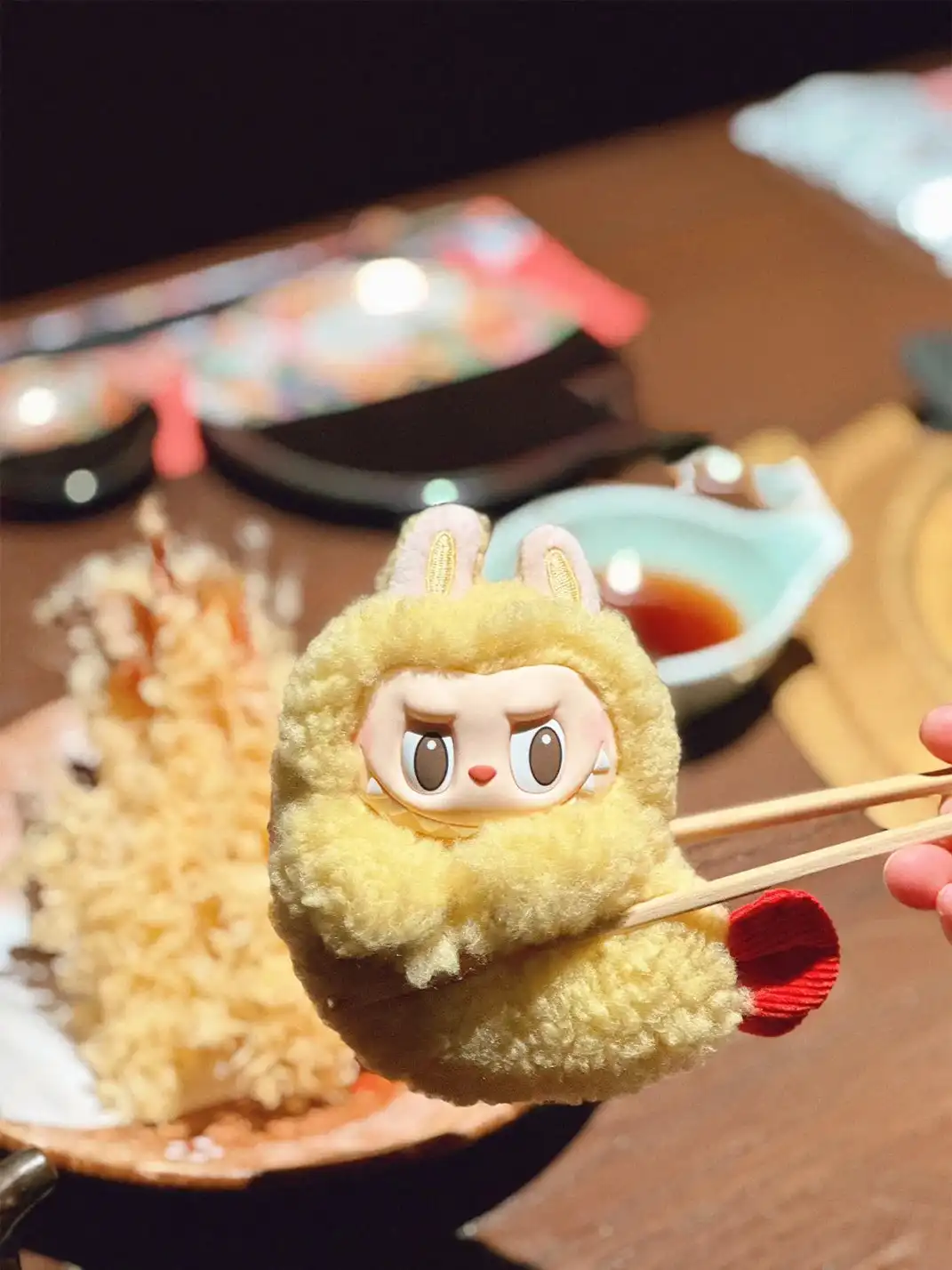 POP MART丨LABUBU Macaron Rubber Face Keychain Figure Blind Box -Odd Flavor Convenience Store Earphone Case