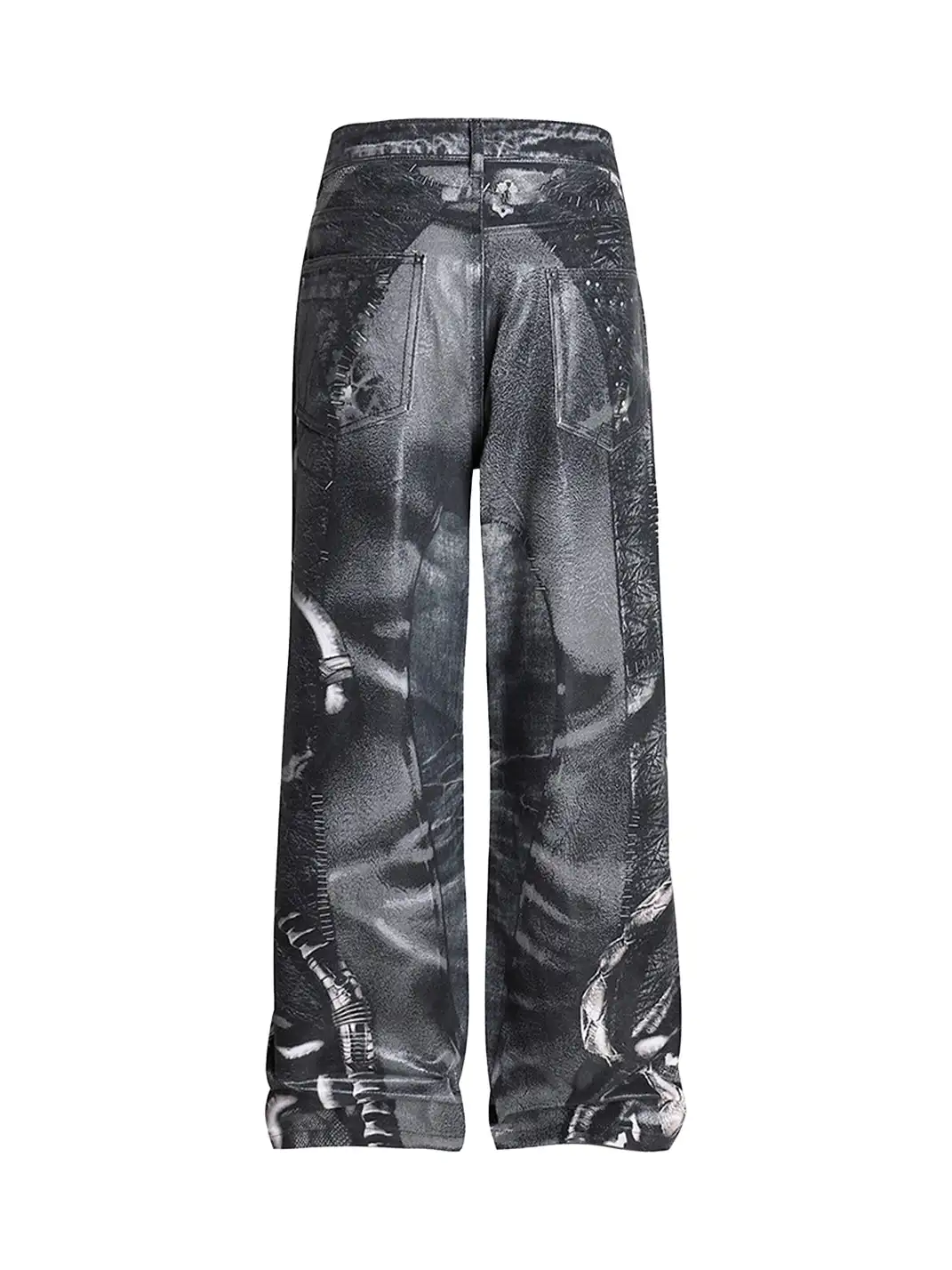 DND4DES | Venom Pipe Graphic Waxed Jeans