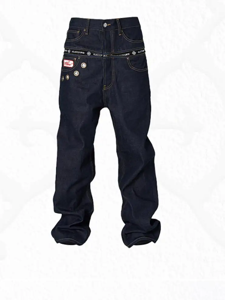 GLACIERBOY丨Raw Straight-leg Jeans