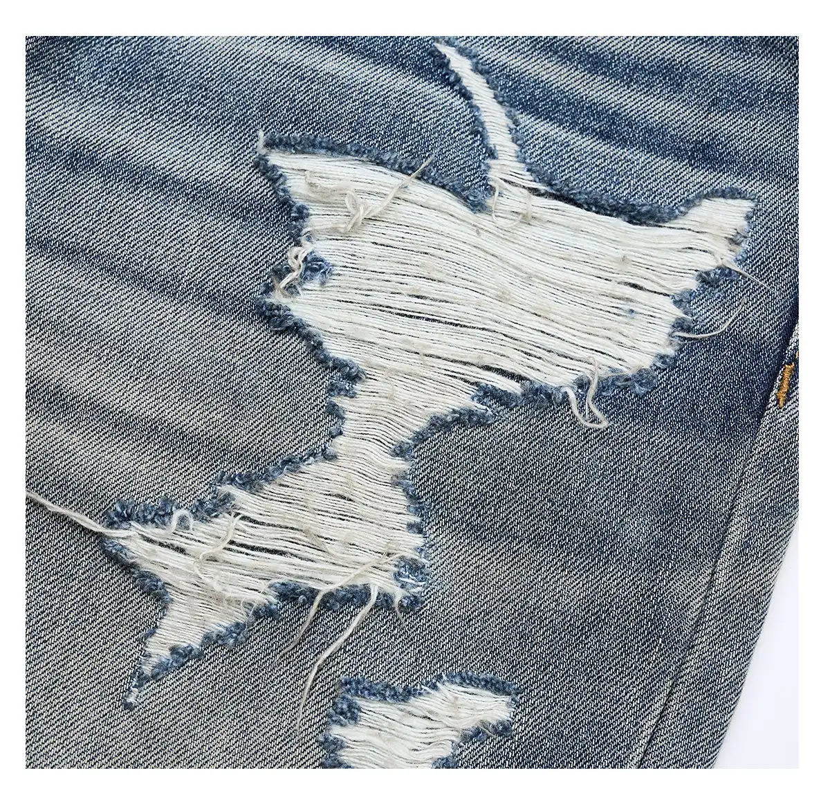 GLACIERBOY丨Washed Zippered Denim Jeans