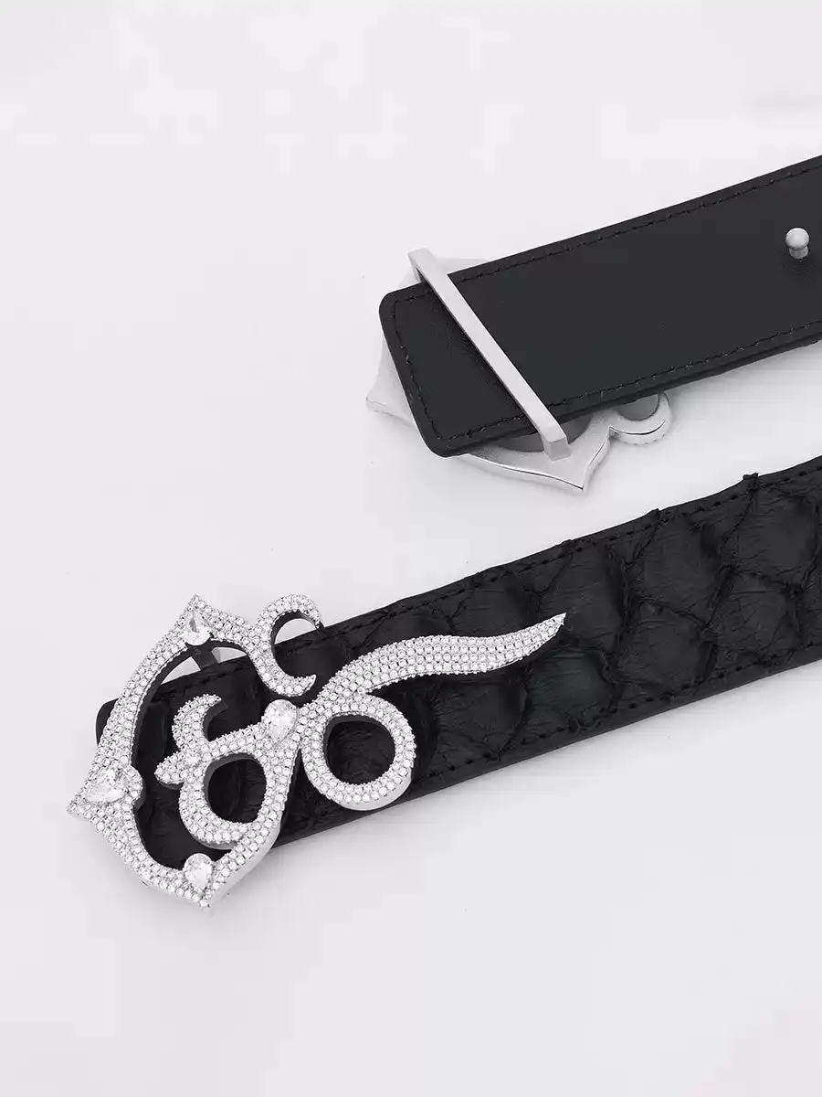 GLACIERBOY丨Rhinestone-Embellished Belt