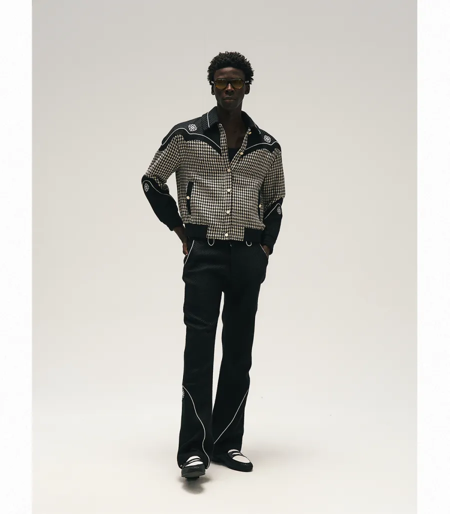 GLACIERBOY丨RAP STAR SERIES Houndstooth Tailored Jacket - 4