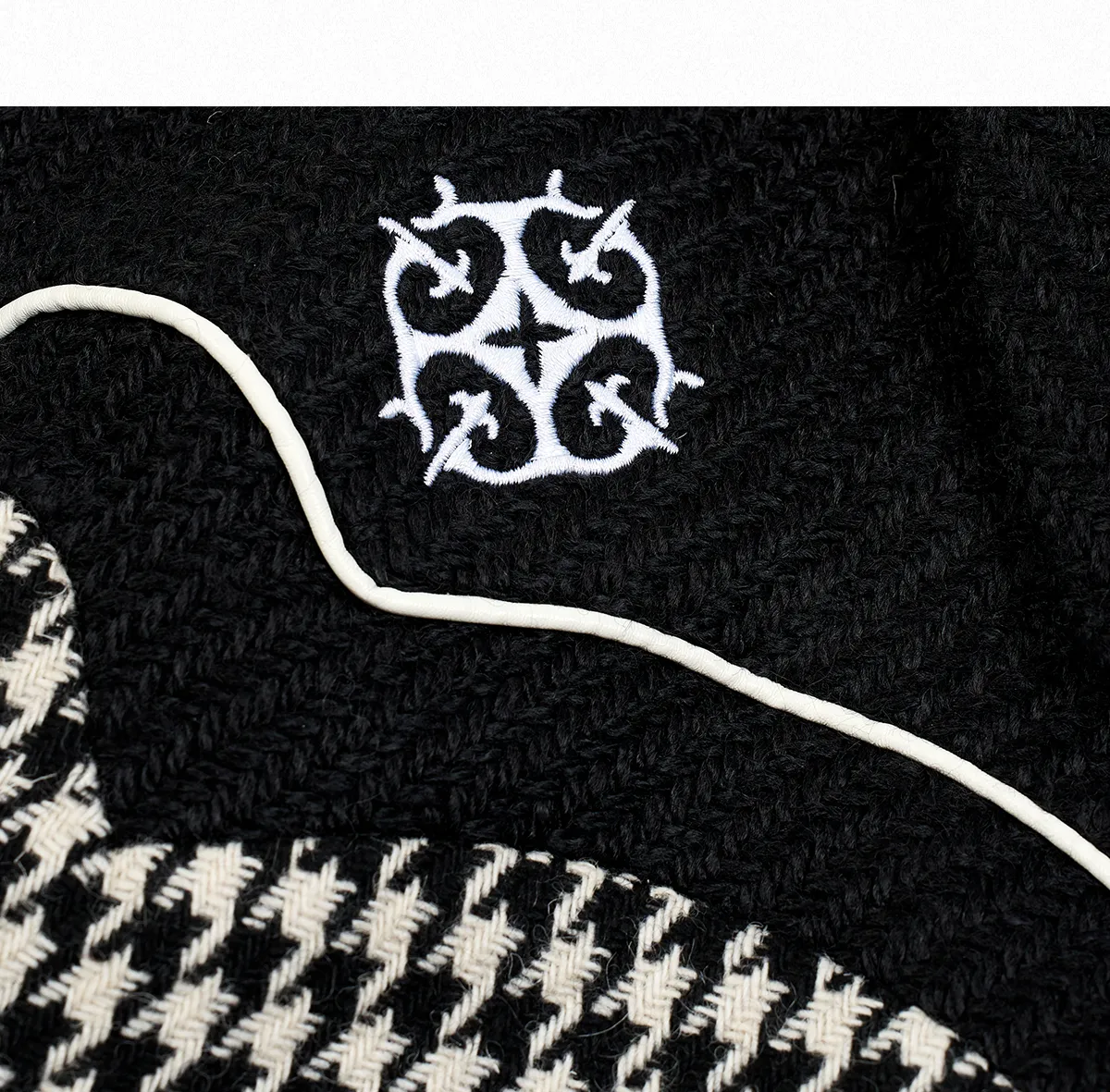 GLACIERBOY丨RAP STAR SERIES Houndstooth Tailored Jacket
