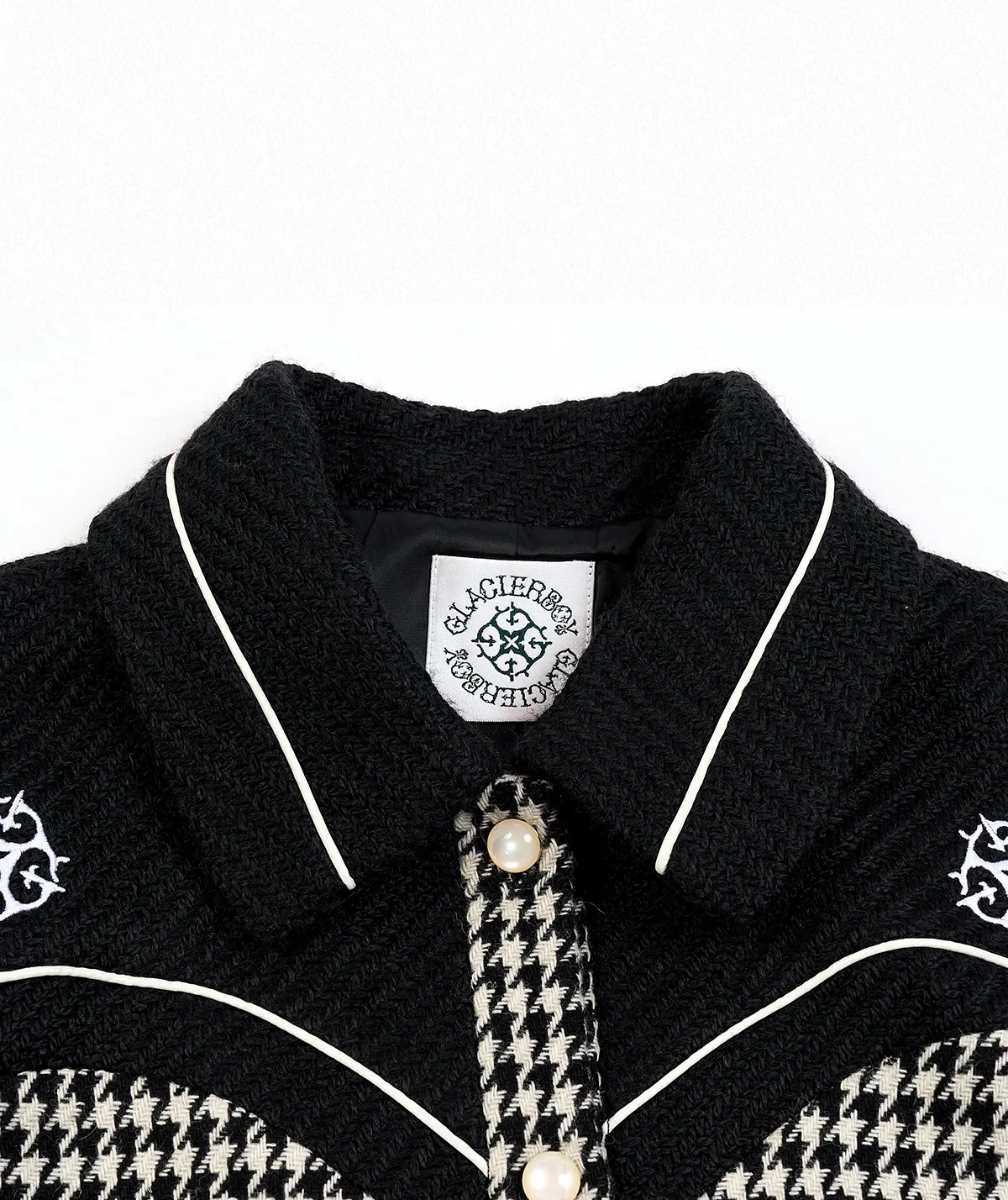 GLACIERBOY丨RAP STAR SERIES Houndstooth Tailored Jacket