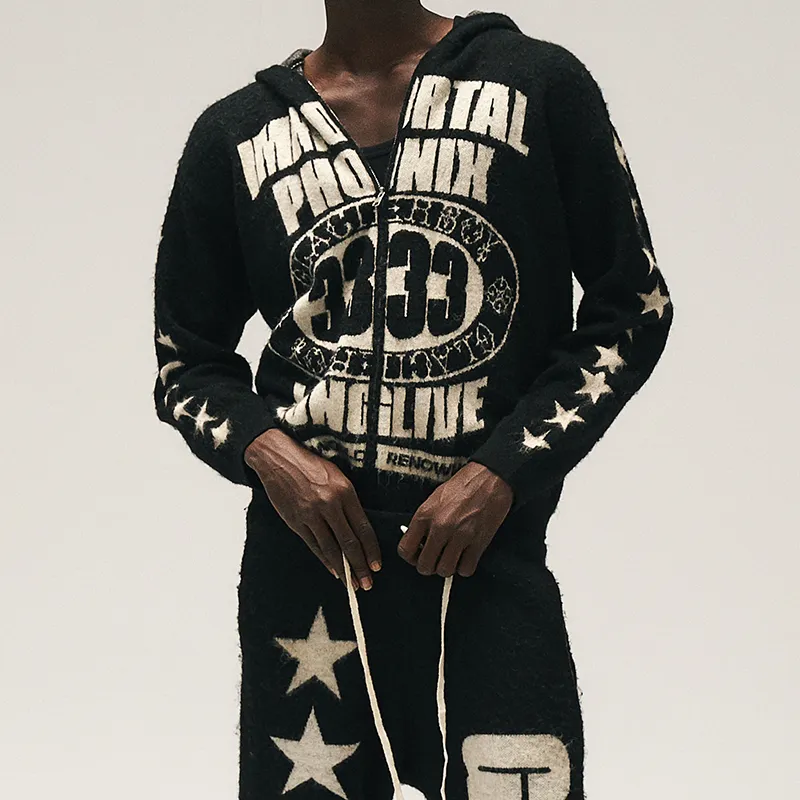 GLACIERBOY丨RAP STAR SERIES Brushed Sweater Set