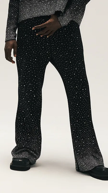 GLACIERBOY丨RAP STAR SERIES Gypsophila Diamond Pants