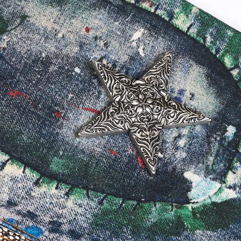 GLACIERBOY丨"RAP STAR" SERIES Snake Waxed Jeans