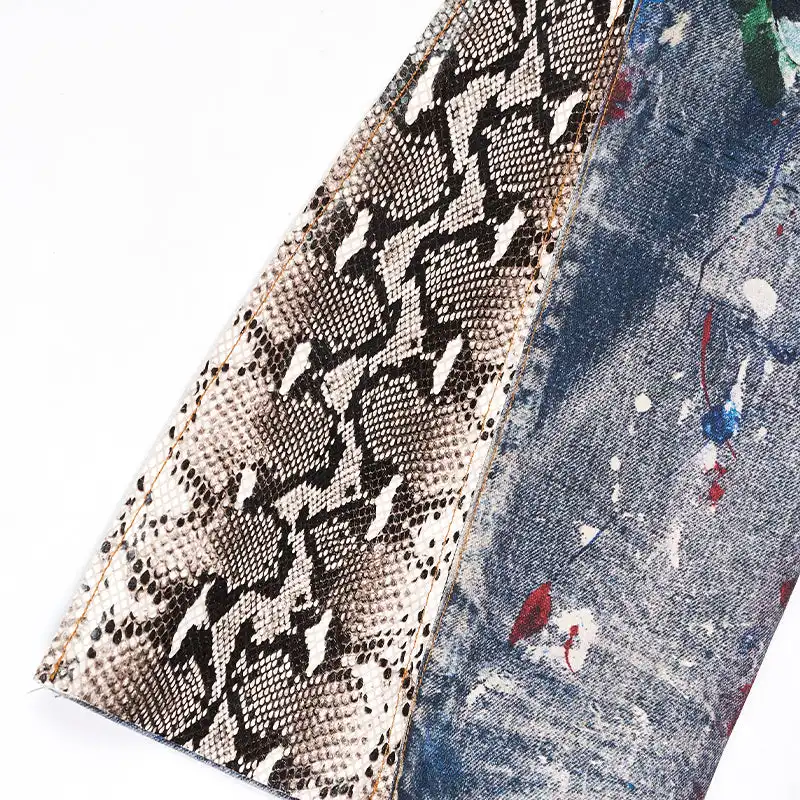 GLACIERBOY丨"RAP STAR" SERIES Snake Waxed Jeans