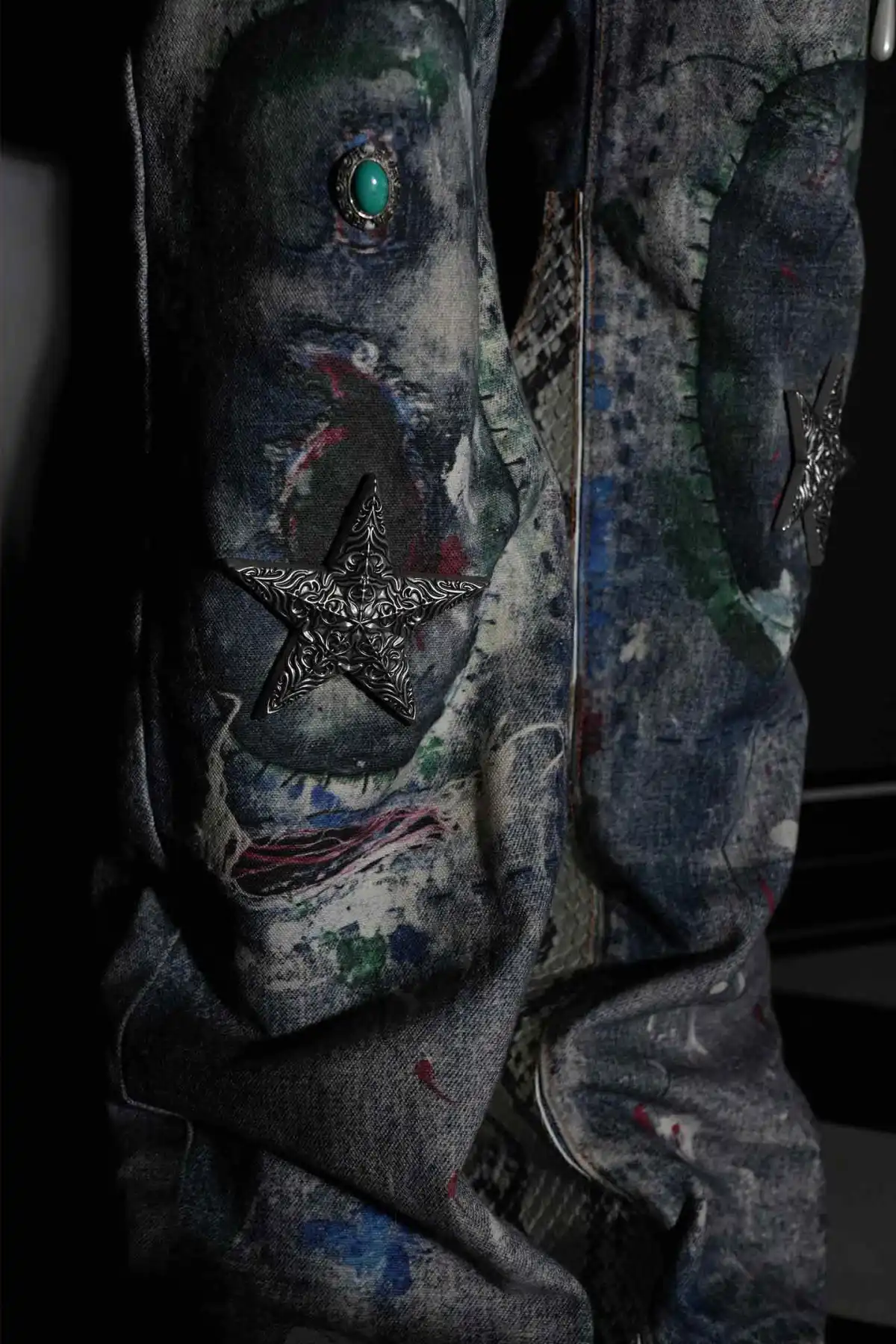 GLACIERBOY丨"RAP STAR" SERIES Snake Waxed Jeans