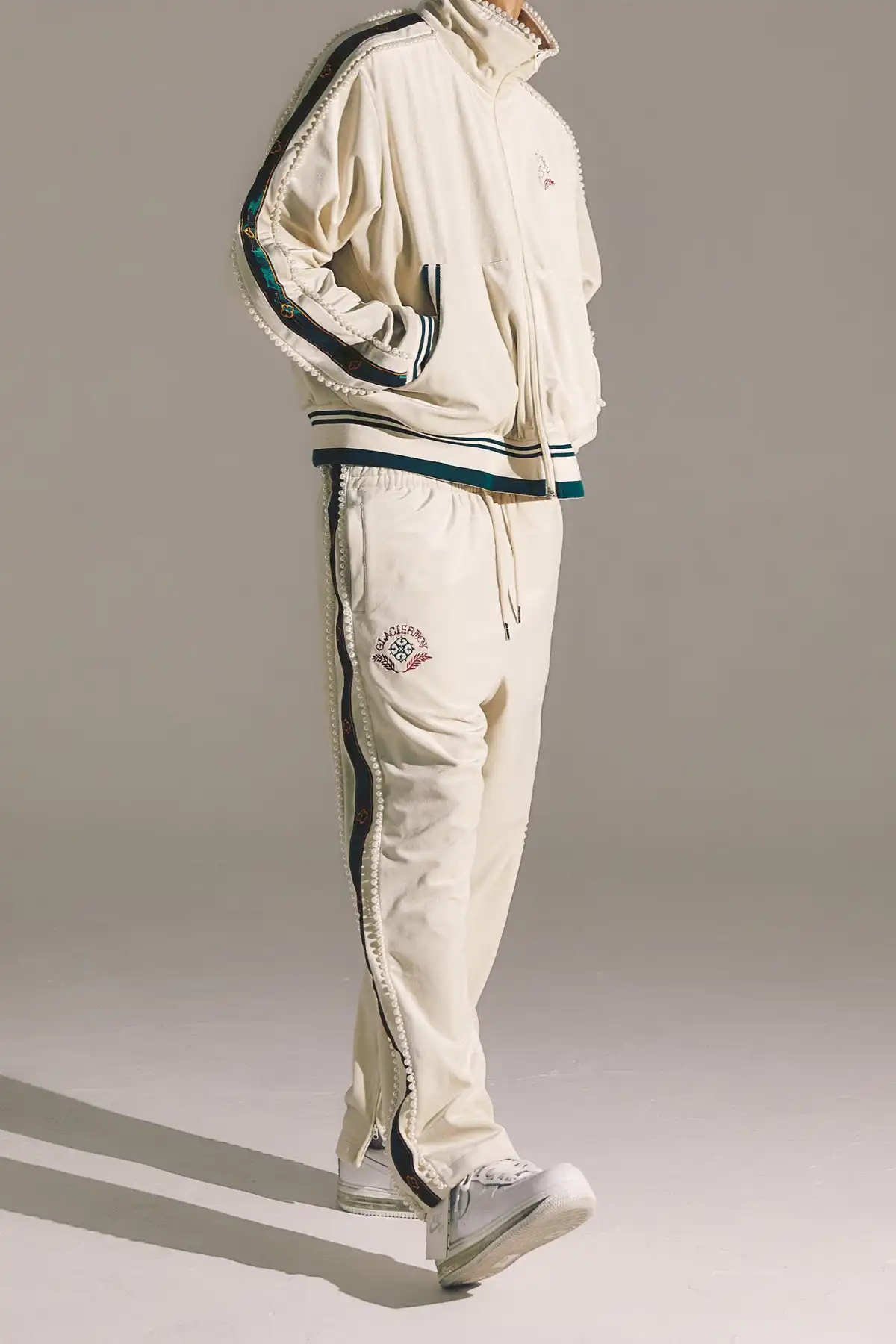 GLACIERBOY丨Pearl Velvet Pants